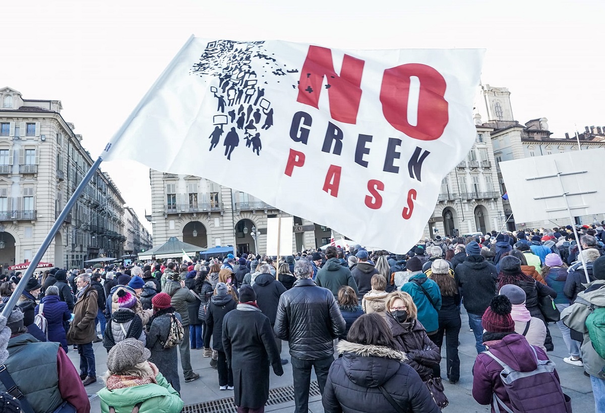 Proteste No Green Pass A Torino I Big Disertano La Manifestazione