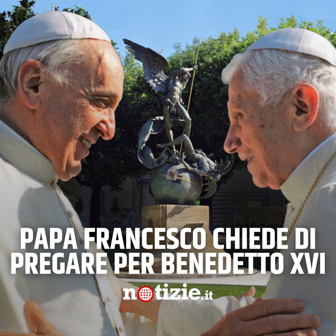 Papa Francesco Pregate Per Benedetto Xvi
