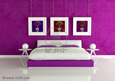 Moderna E Funzionale Camera Da Letto Color Viola Notizieit