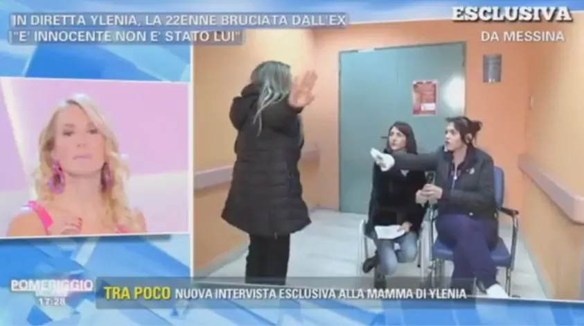 scontro in diretta pomeriggio 5