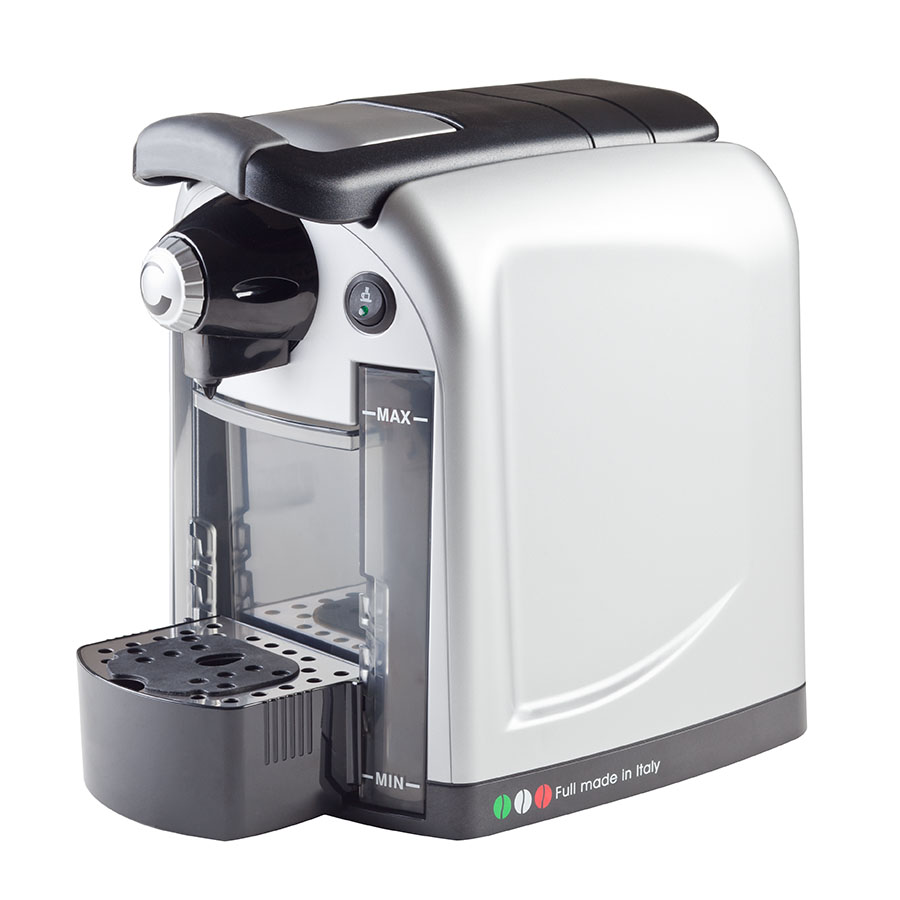  DE LONGHI Nespresso Dolce Gusto Piccolo macchina da caffè  in polvere e cialde EDG100 silver