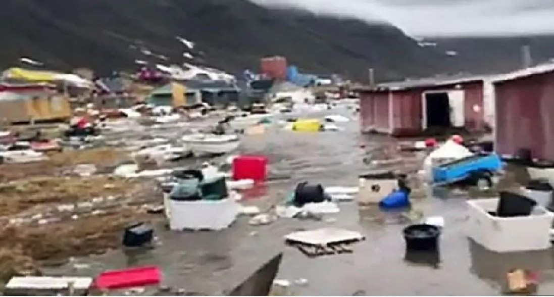 tsunami in Groenlandia