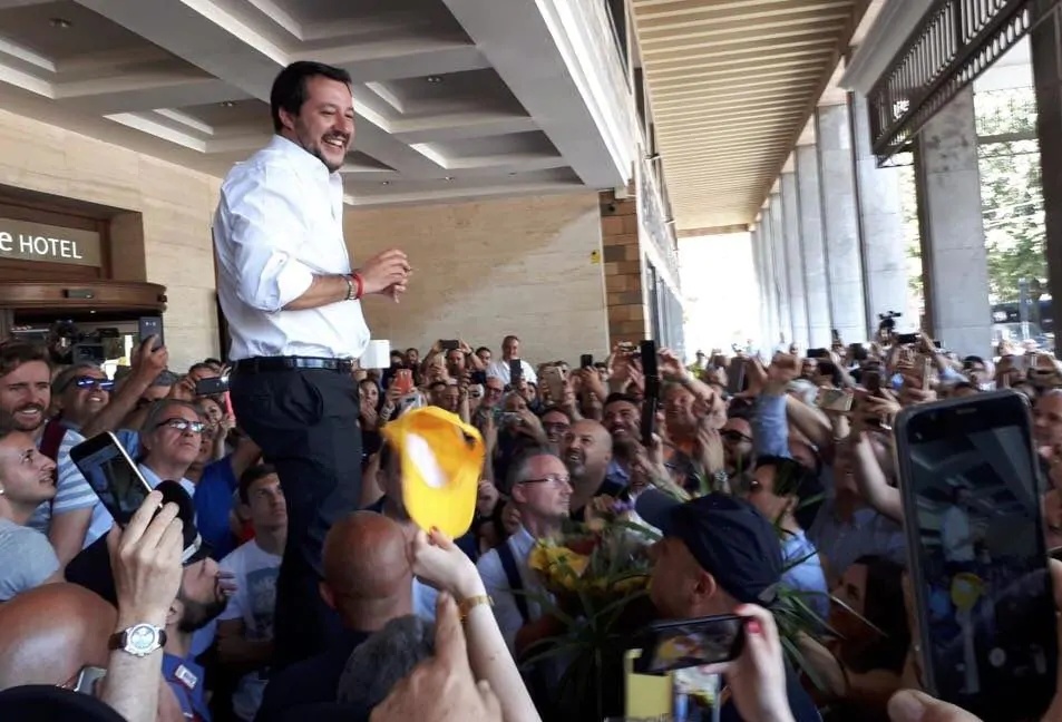 Salvini, comizio di Pozzallo