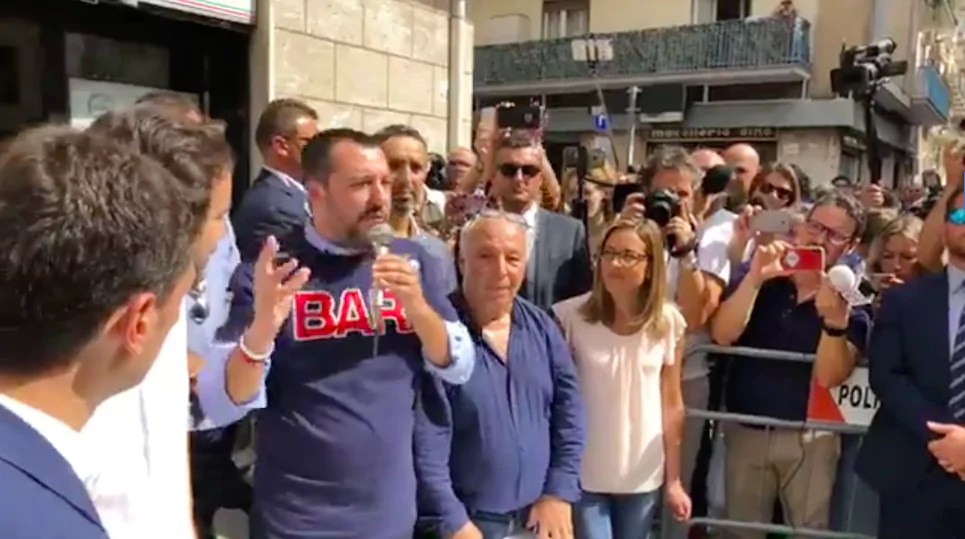 Salvini a Bari