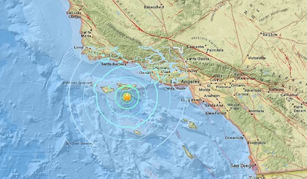 terremoto California