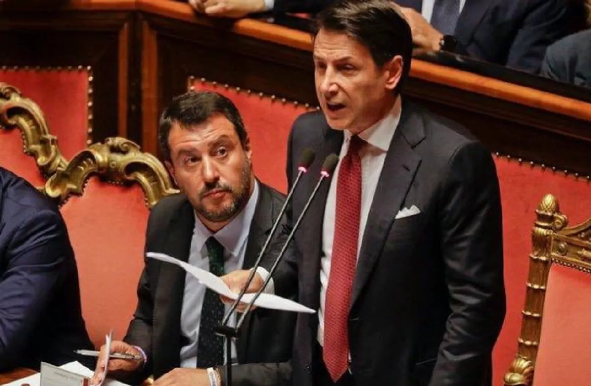 Crisi di governo sondaggio Conte Salvini