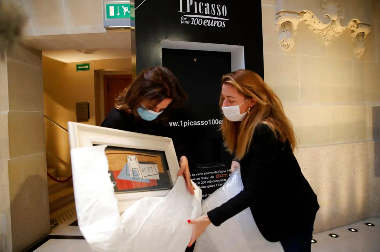 italiana vince quadro picasso