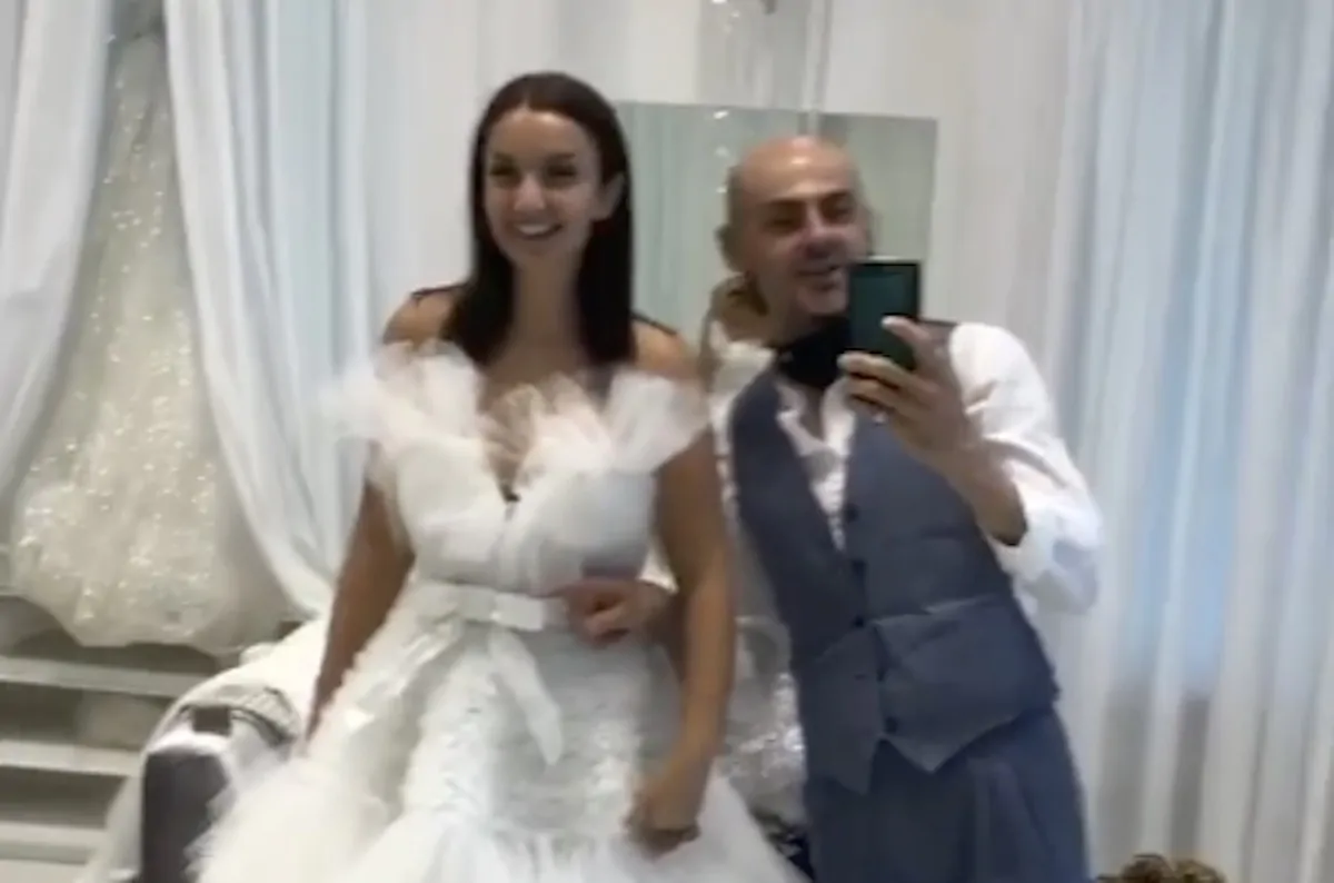 Abito sposa hot sale elettra lamborghini