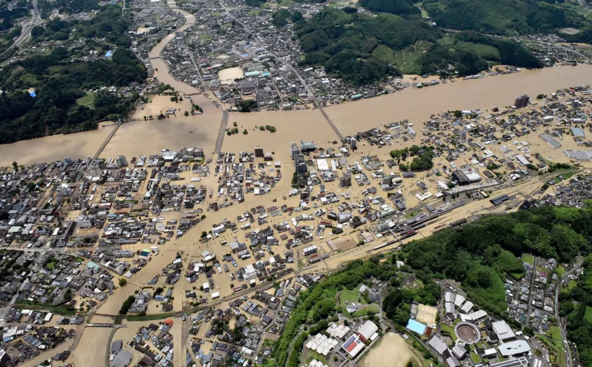 alluvione in giappone