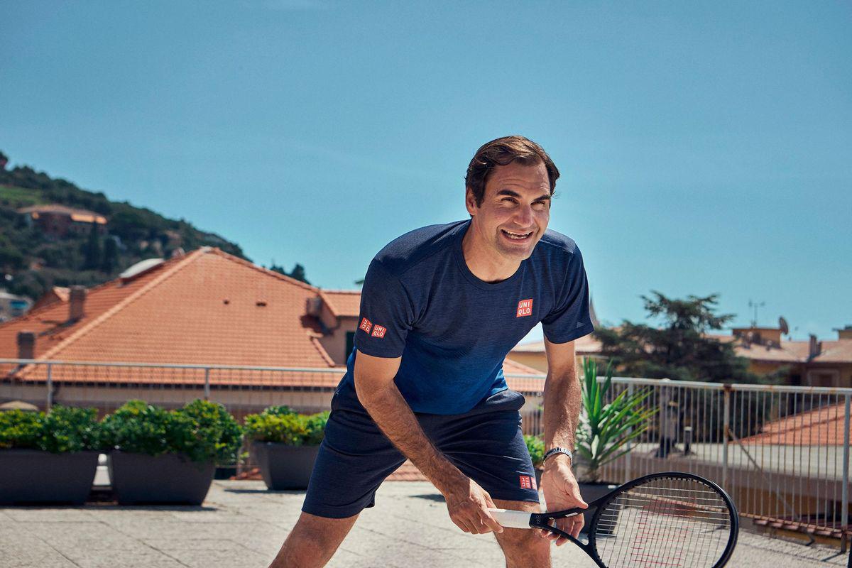 Federer Gioca Sui Tetti Di Finale Ligure Per Lo Spot Barilla