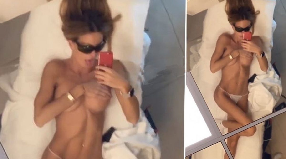 Taylor Mega Sbalordisce I Fan Il Bollente Topless Dall Estetista