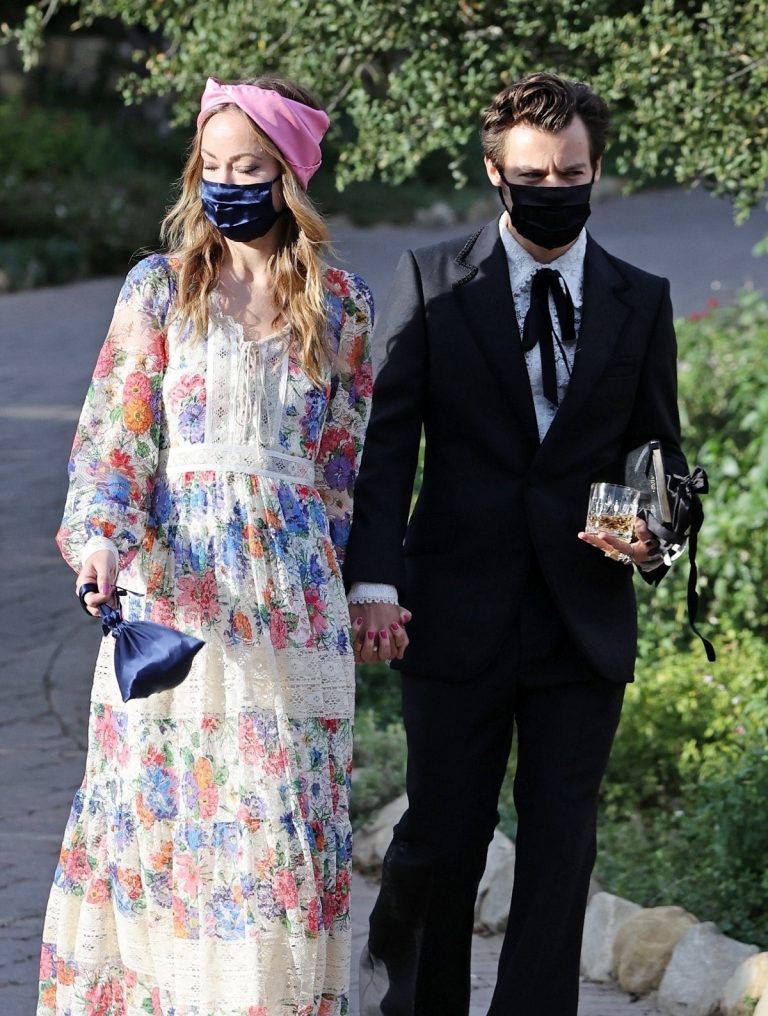 harry styles and olivia wilde at wedding