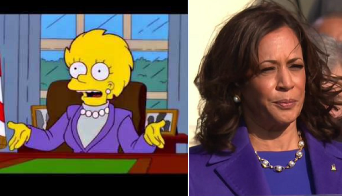 Die Simpsons-voorspellings: Lisa as Kamala Harris