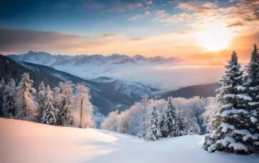 Paesaggio innevato