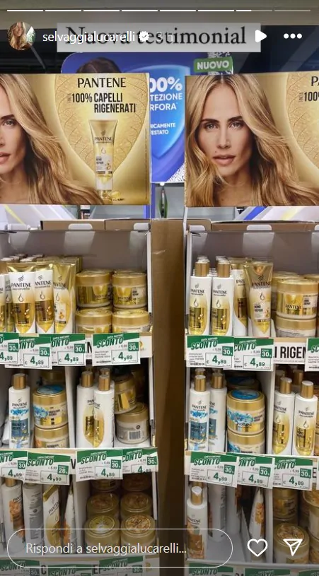 chiara ferragni pantene sosia