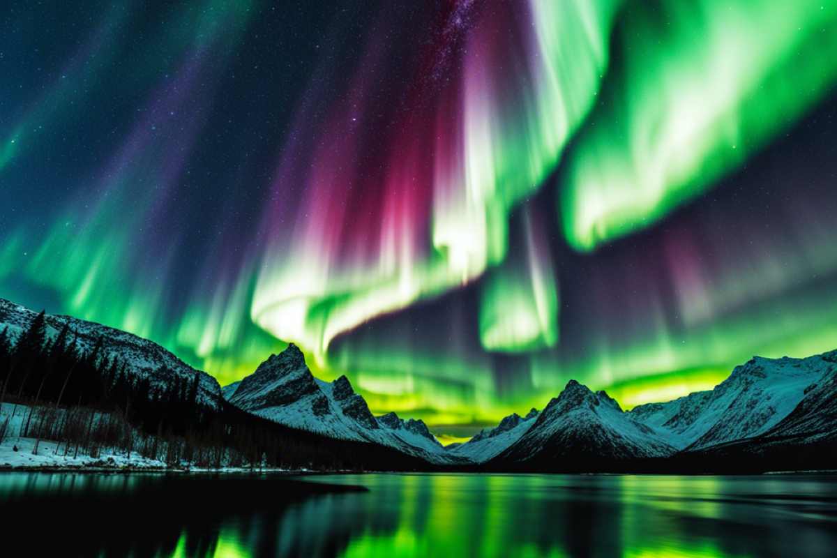 Il cielo si è tinto di rosso la sera del 10 maggio