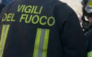 vigili del fuoco in azione