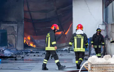 centro acquisti orizzonte a fuoco