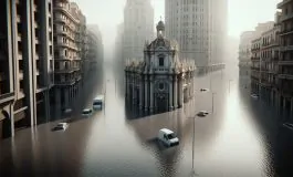 Immagine dell'alluvione che ha colpito Valencia