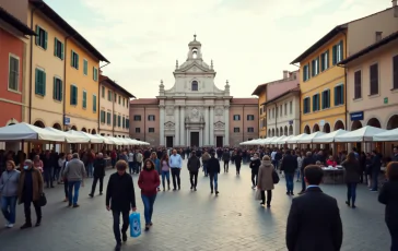 Grafico sull'affluenza alle urne in Emilia-Romagna