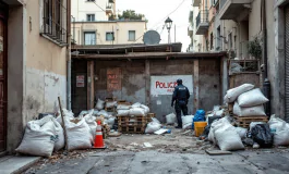 Immagine di un allerta bomba a Napoli