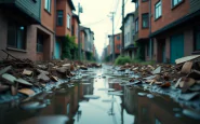 Immagine dell'emergenza alluvione nelle Marche