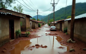 Immagine dei danni causati dall'alluvione a Torre Archirafi