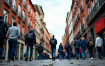 Manifestazione di lavoratori in sciopero in Italia