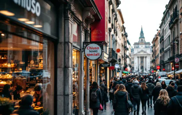 Corteo a Milano con commercianti e residenti in protesta