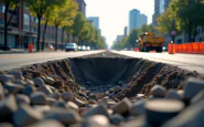 Immagine del crollo di una fossa a Toronto