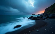 Immagine dei danni causati dalla burrasca sulla costa spezzina