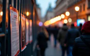 Corteo studentesco a Torino con partecipanti in protesta