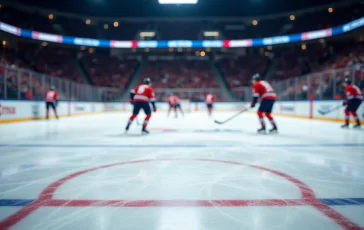 Dylan Holloway colpito al collo durante un match di hockey