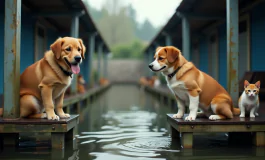 Animali in difficoltà dopo l'alluvione in Emilia Romagna