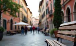 Gianni Ferretti, sindaco di Rozzano, in un evento pubblico