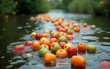 Immagine di gratta e vinci galleggianti nel canale Muzza