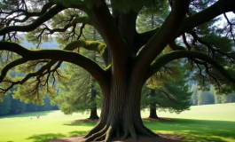 Immagine del gigante verde nella Val di Ledro