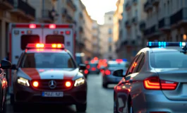 Incidente tra volanti della polizia a Monte Mario