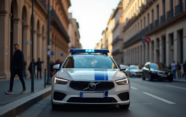 Incidente tra volanti della polizia a Roma