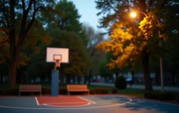 Joel Embiid durante una conferenza stampa dopo la sospensione