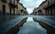 Strade allagate in provincia di Catania a causa del maltempo