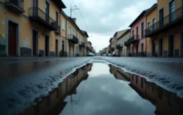 Strade allagate in provincia di Catania a causa del maltempo