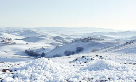 Cittadini pugliesi sorpresi da neve e grandine