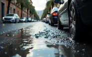 Strade allagate in Sicilia con vigili del fuoco in azione