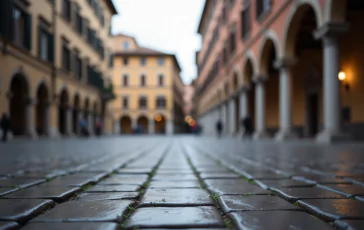 La premier Meloni durante una dichiarazione sulla violenza