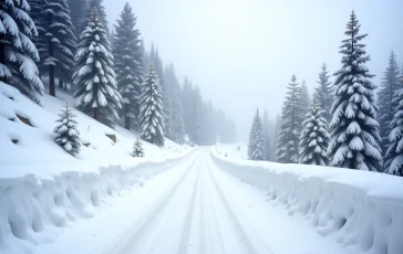 Automobilisti in difficoltà su strade innevate in Alto Adige