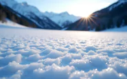 Immagine di nevicate e venti forti in arrivo