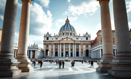 Copertina del mensile Piazza San Pietro con lettori