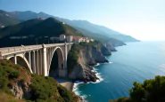 Vista panoramica del Ponte sullo Stretto di Messina