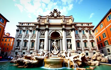 Ristrutturazione della Fontana di Trevi a Roma